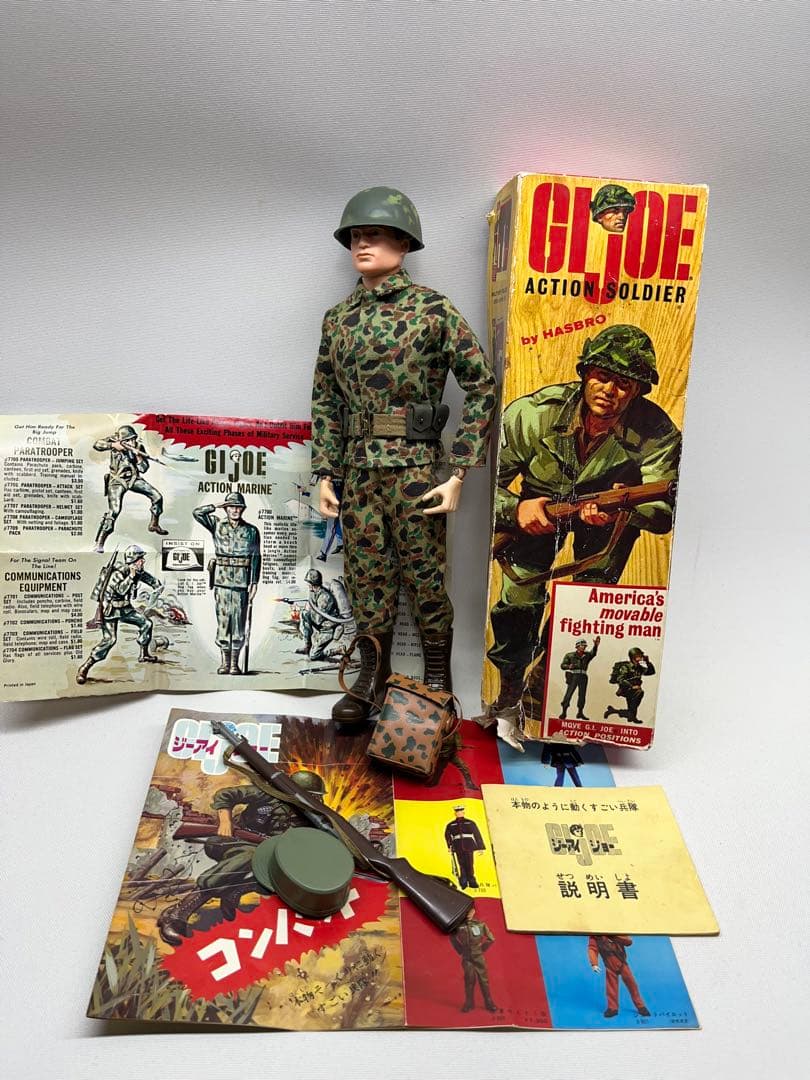 ☆ビンテージGIJOE 海兵隊ニューGIジョーg.i.joe カモヘル