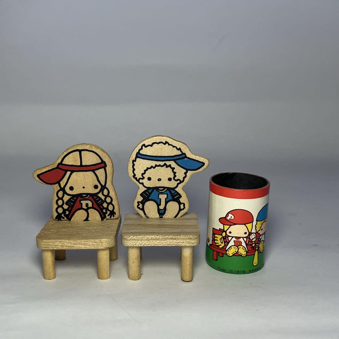 希少！パティ&ジミー ミニチェアー サンリオレトロ パティ&ジミー 木製