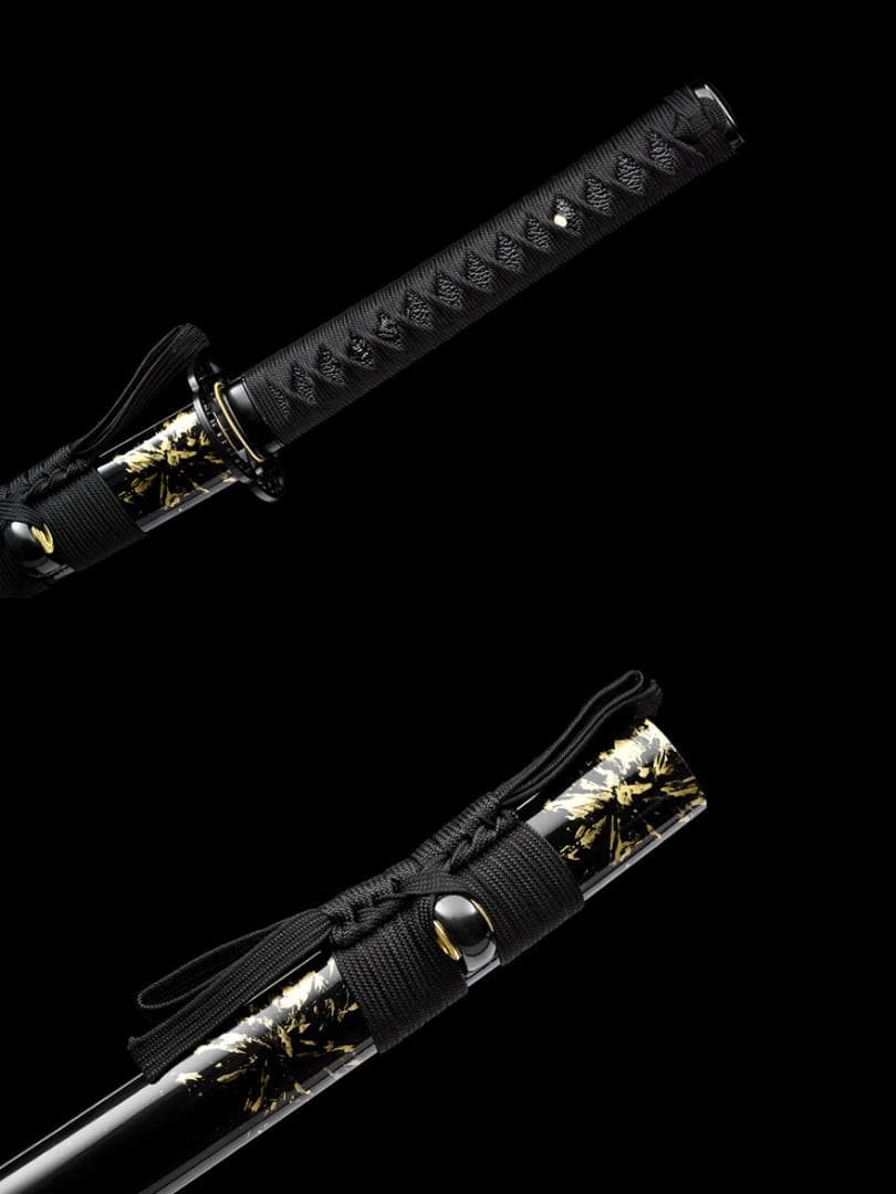 焼刃の侍『黒山の老妖』 日本刀 模造刀 居合刀 武士道 武蔵 鑑賞用 手鍛造打
