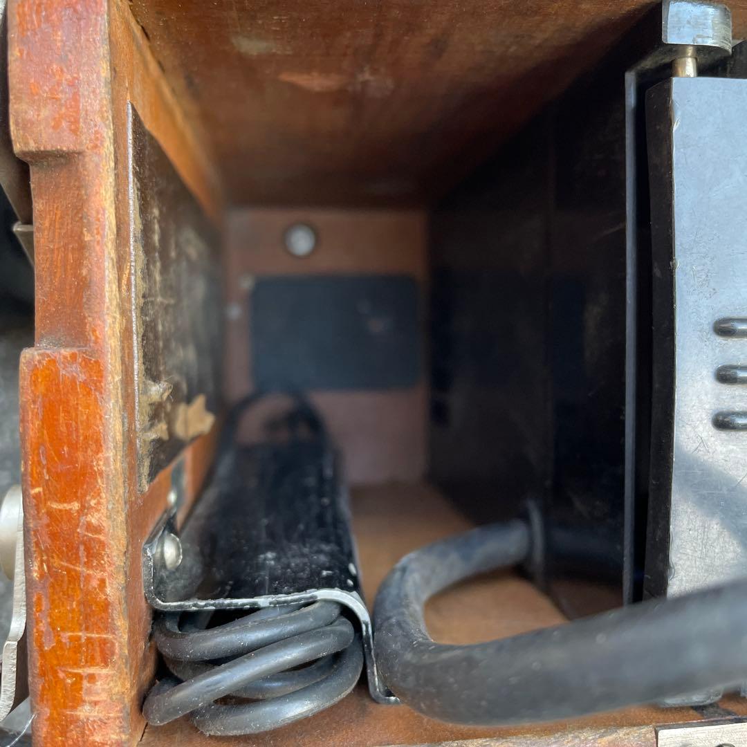 国鉄廃品 鉄道廃品 移動式磁石電話機 レトロ携帯電話機 国鉄携帯電話機