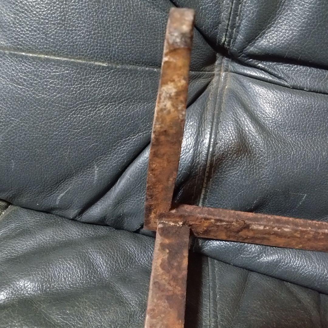 吉原型 五徳 【特大】 長火鉢用 レトロ 鉄