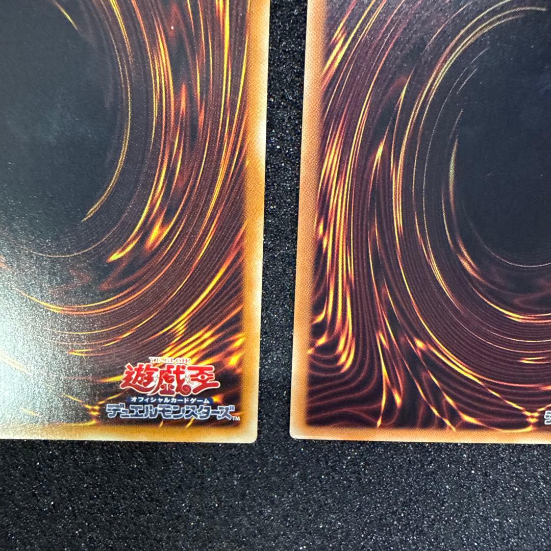 【五つ目】遊戯王 青眼の白龍 真紅眼の黒竜 ホロ ２枚セット