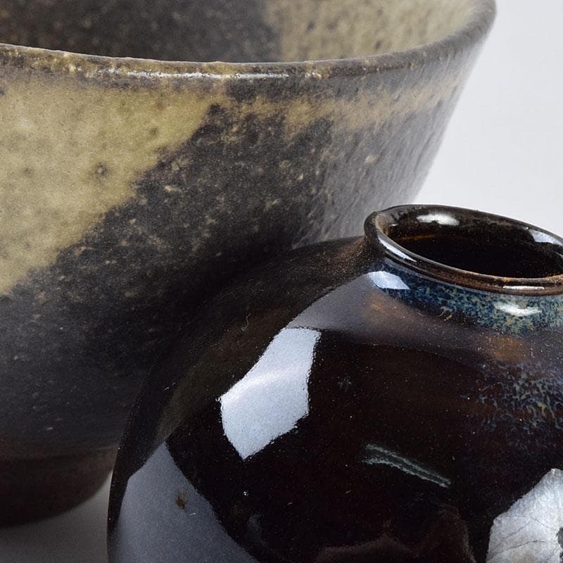 茶道具 青面朱茶箱 茶碗 金蒔絵 棗 香合など 七点 一式 仕覆付 MR9497