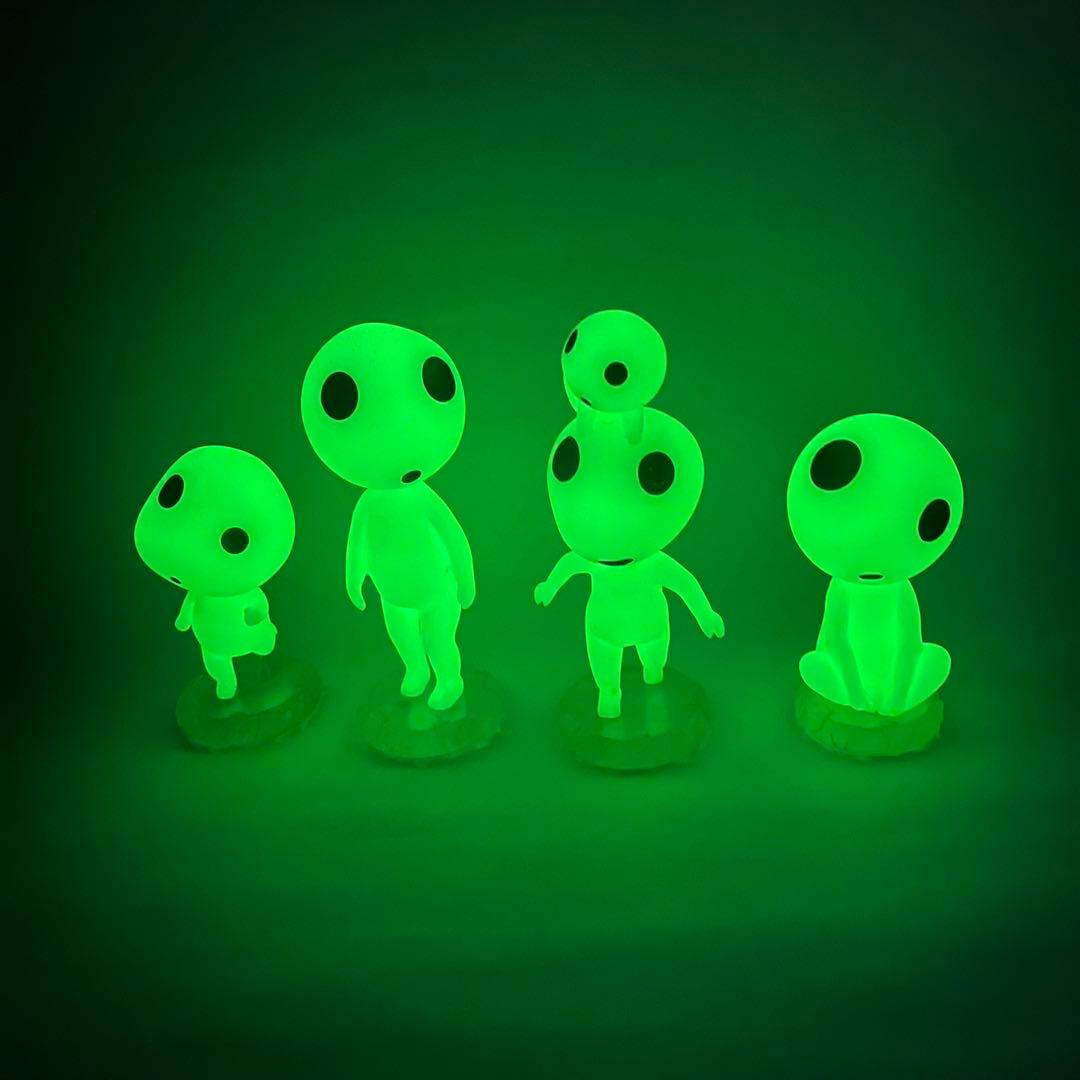 もののけ姫　25周年限定グッズ　シシ神　ジオラマフィギュア　コダマ　サン　短剣