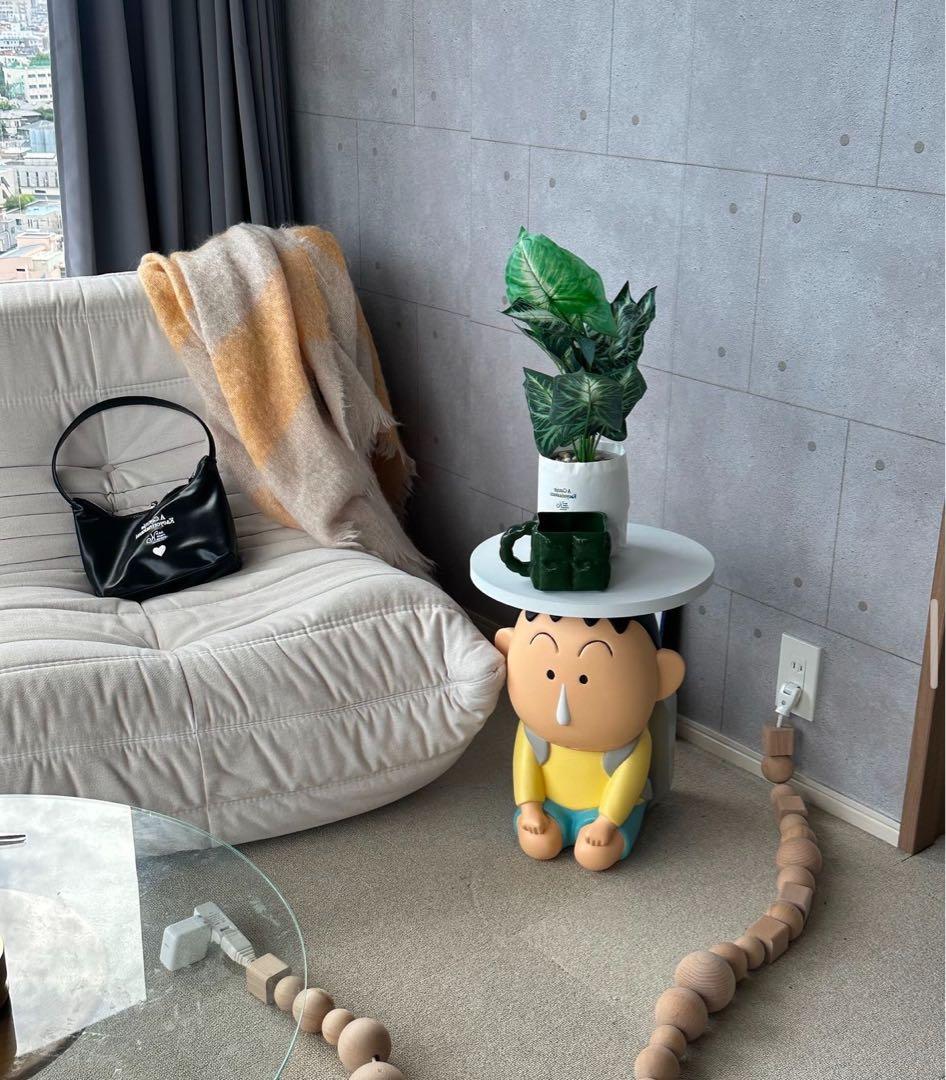 SNS大人気】クレヨンしんちゃん ボーちゃん サイドテーブル 机 家具