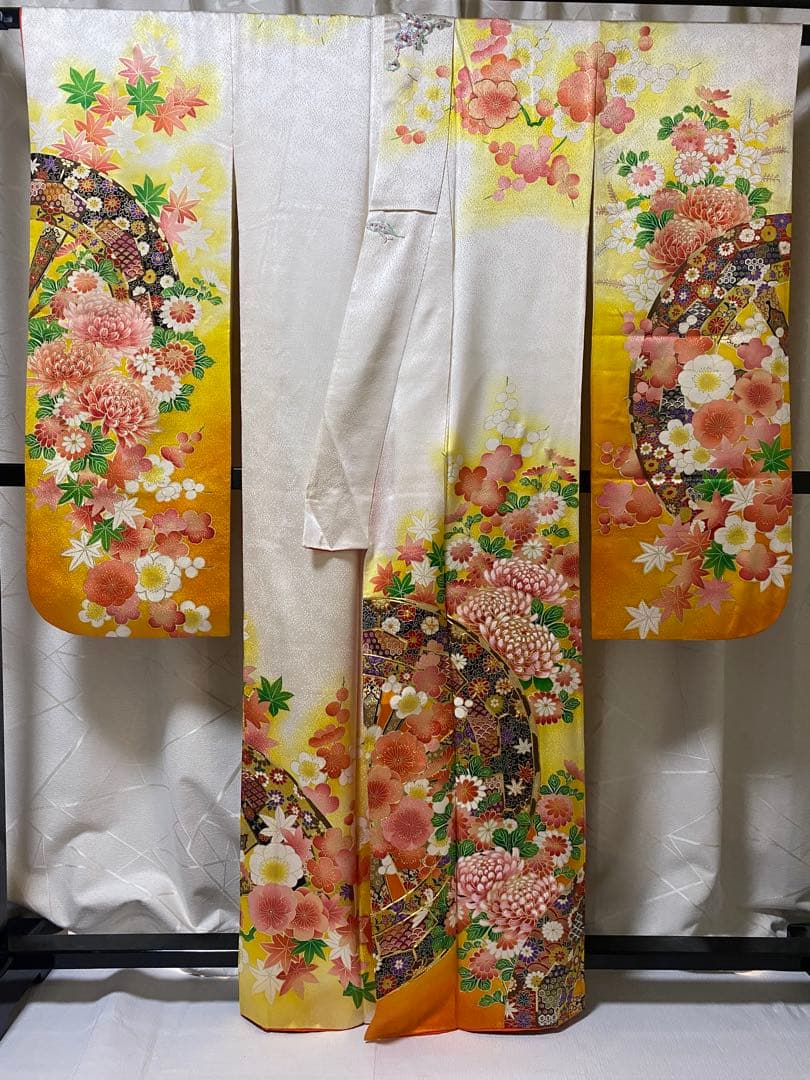 振袖フルセット 金駒刺繍 正絹 古典柄 - メルカリ