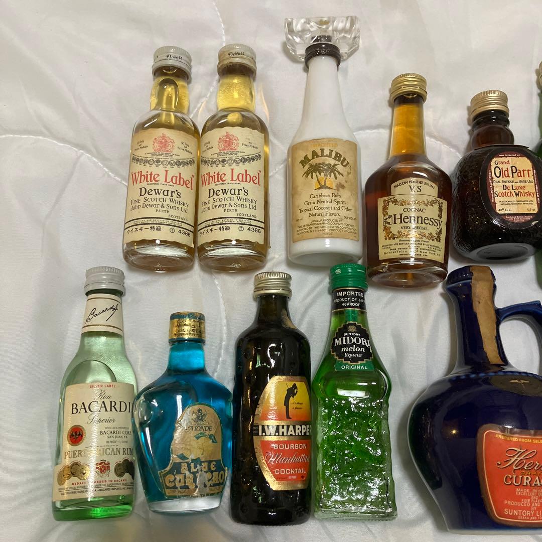 未開封】アンティーク 古酒 ミニボトル 16本 特級あり ミニチュア