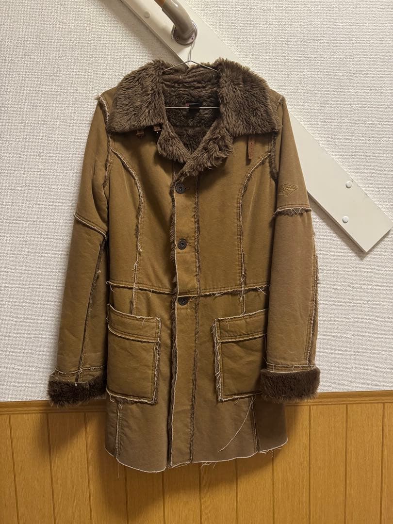 DIESEL archive コート y2k ファー
