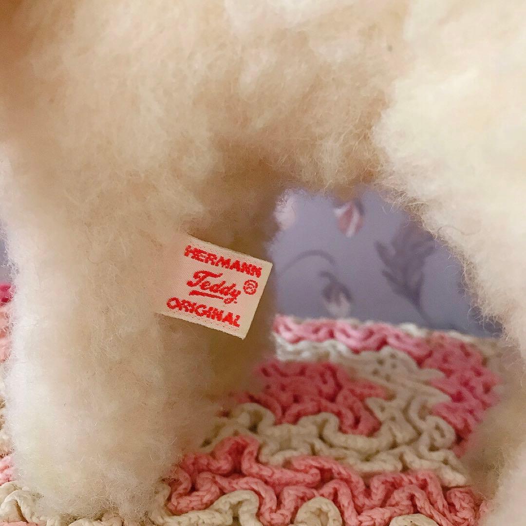 ハーマン テディ オリジナル HERMANN 羊のぬいぐるみ♡ドイツ製 レトロ