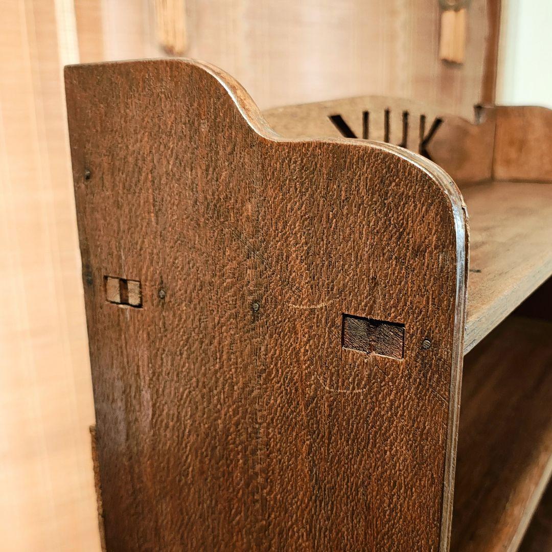 木製本棚5段 オープンラック 昭和レトロ 古家具