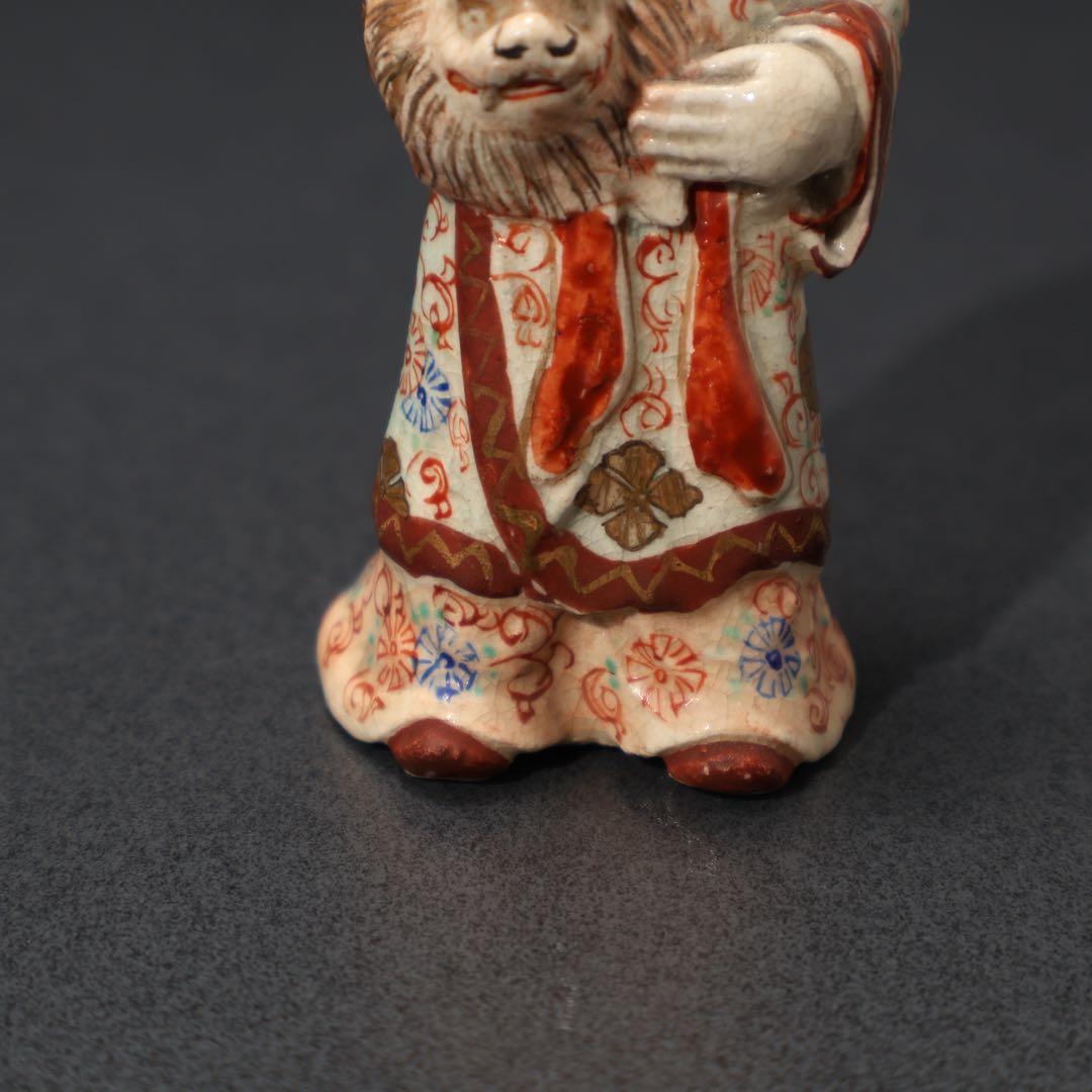 明治期 童子 置物 人形 薩摩 九谷 赤絵 骨董 R1575ダS - メルカリ