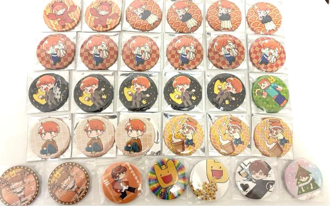 歌い手 めいちゃん】缶バッジ 31個セット（サイン入り1点あり） - メルカリ