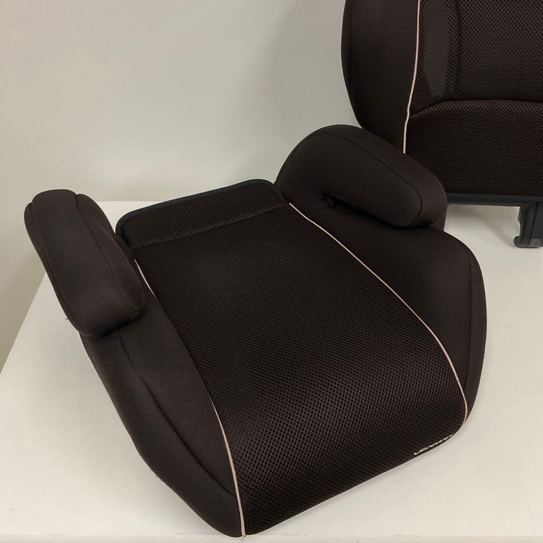 綺麗！LEAMAN リーマン ジュニアシート ハイバックジュニア 2点セット！