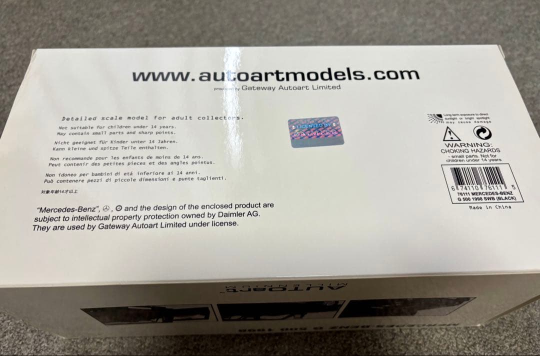 ☆最終値下オートアート1/18 メルセデスベンツ G500 Gクラス極美品