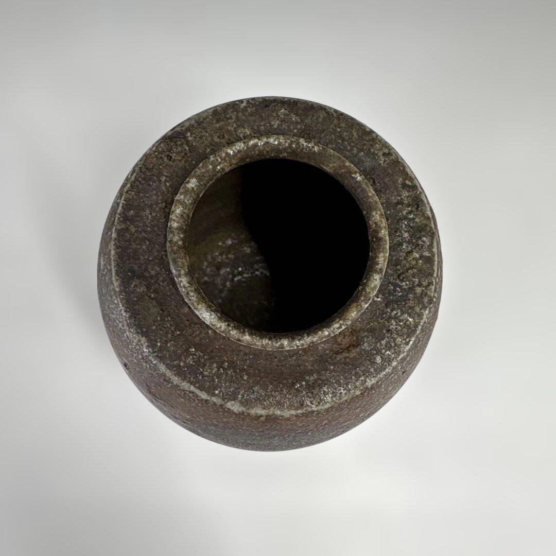 茶道具】信水造 丹波茶入（共箱）☆送料込☆