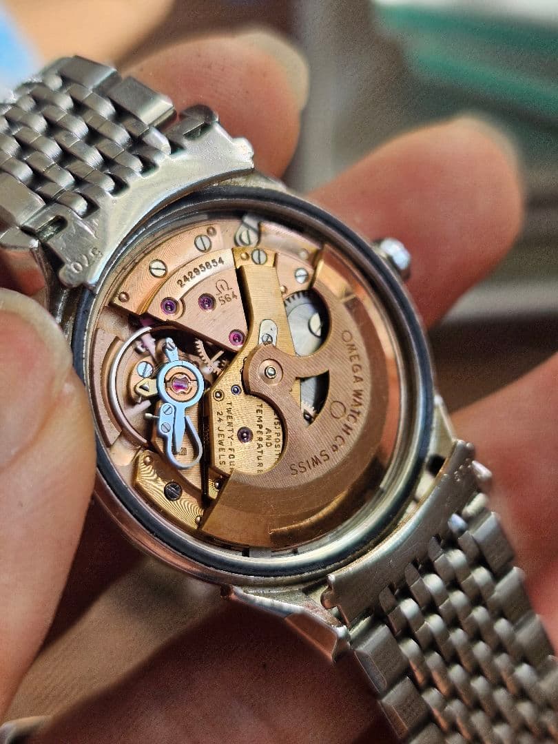 【OMEGA】オメガ コンステレーション cal.564 ライスブレスレット .