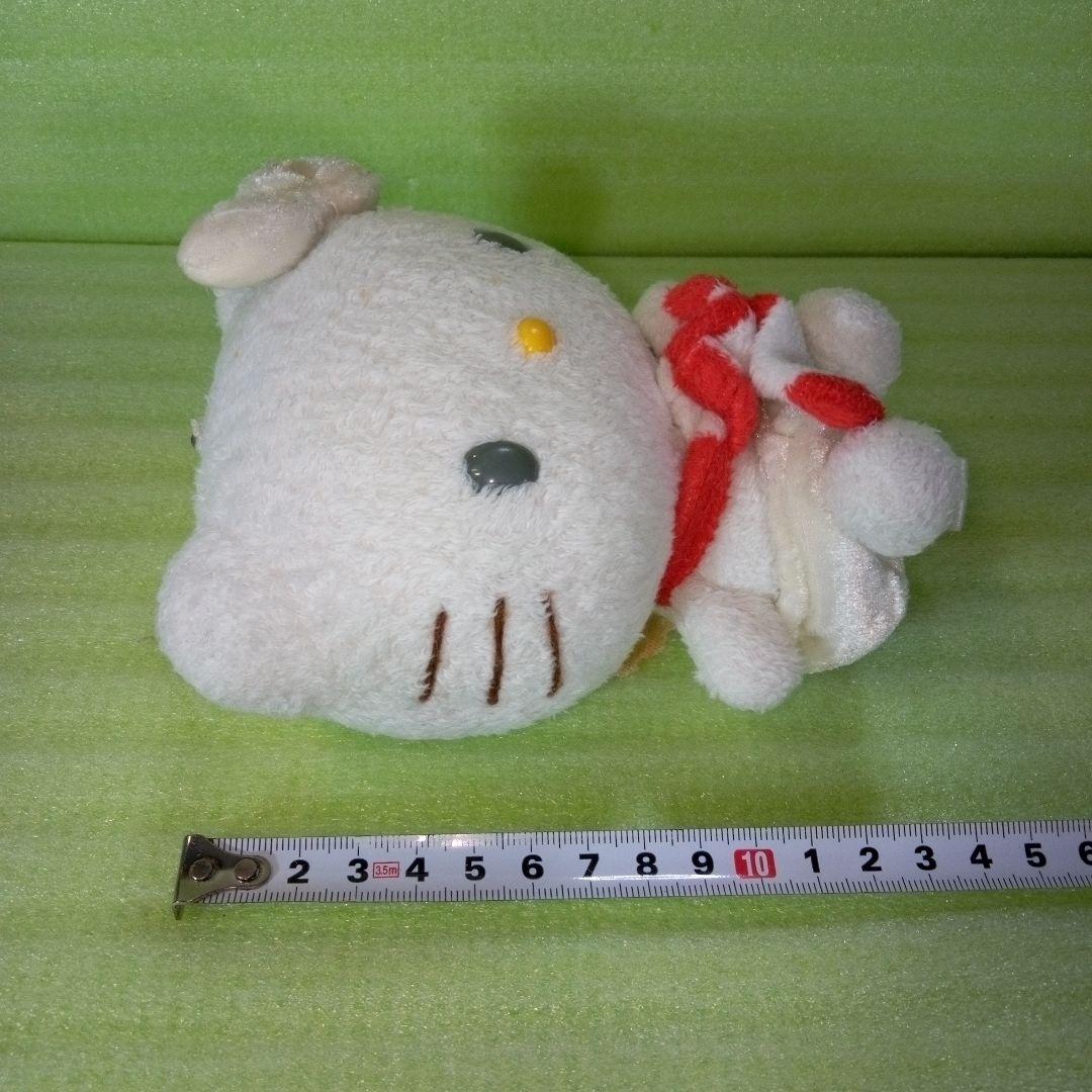 ハローキティ　HELLO KITTY　赤白マフラー　スカーフ　ぬいぐるみ　レア