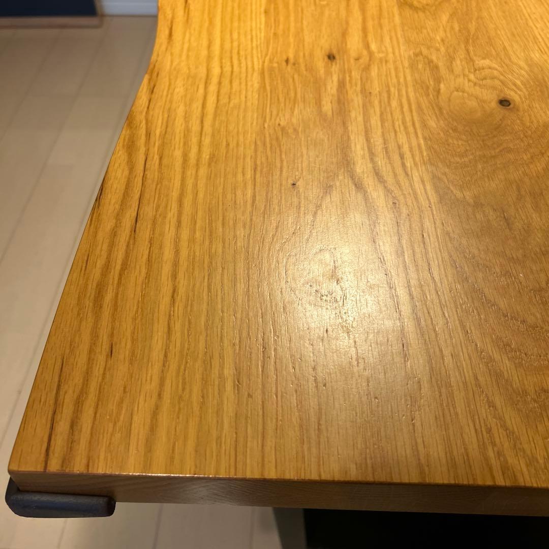 ダイニングテーブル　160cm オーク　一枚板風