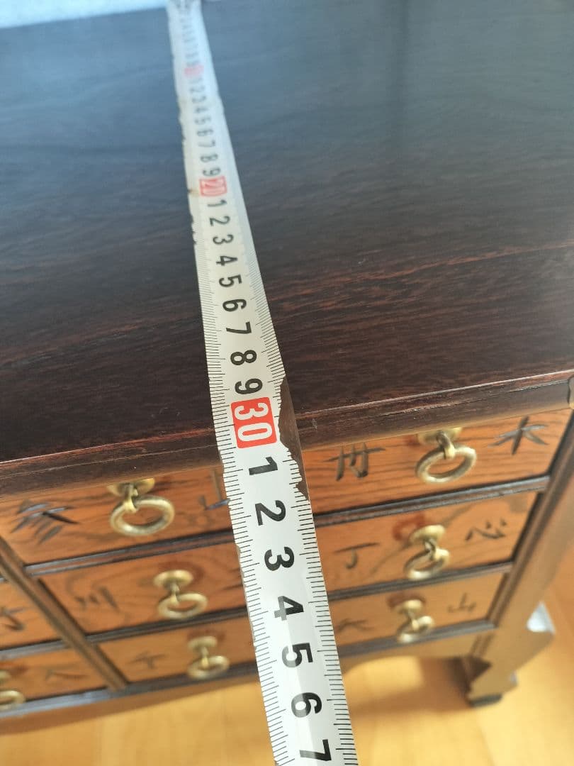 李朝家具 薬箪笥 百味箪笥 百目箪笥 18杯 W800×D300×H400mm - メルカリ