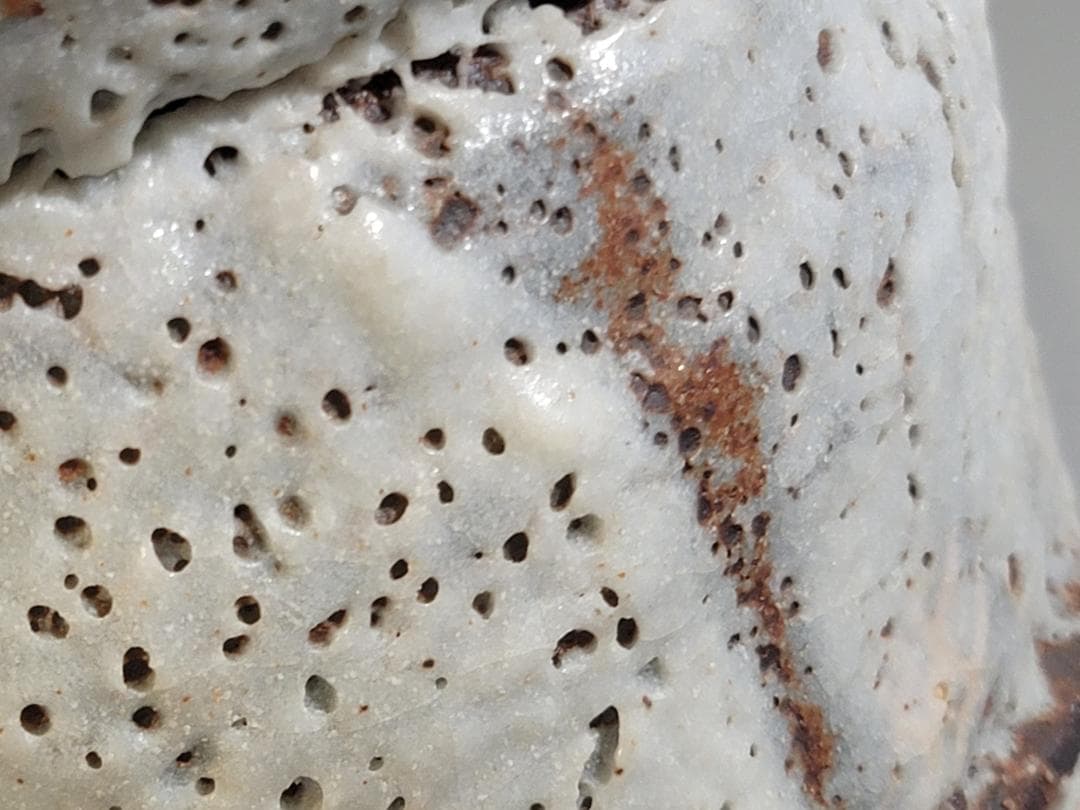 茶道具 鼠志野 水指 塗替蓋 共箱 DT475 - メルカリ