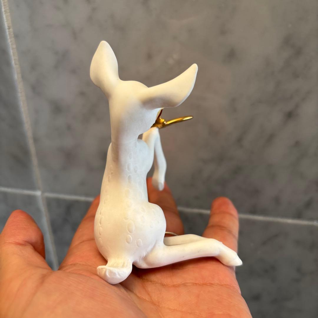 アメリカ70年代 生きているように美しい瞳と金彩の蝶々が素敵