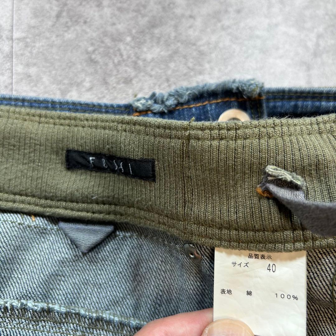 新品【Y2K 】ギミックデニムスカート/アシメ/マクブリング/フェアリーグランジ