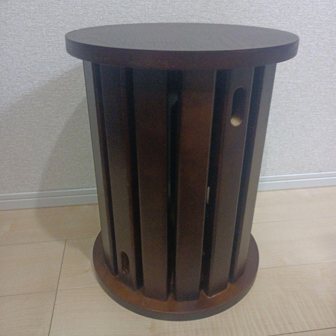 天然木 サイドテーブル スツール 4脚セット スタッキング北欧 モダン シンプル