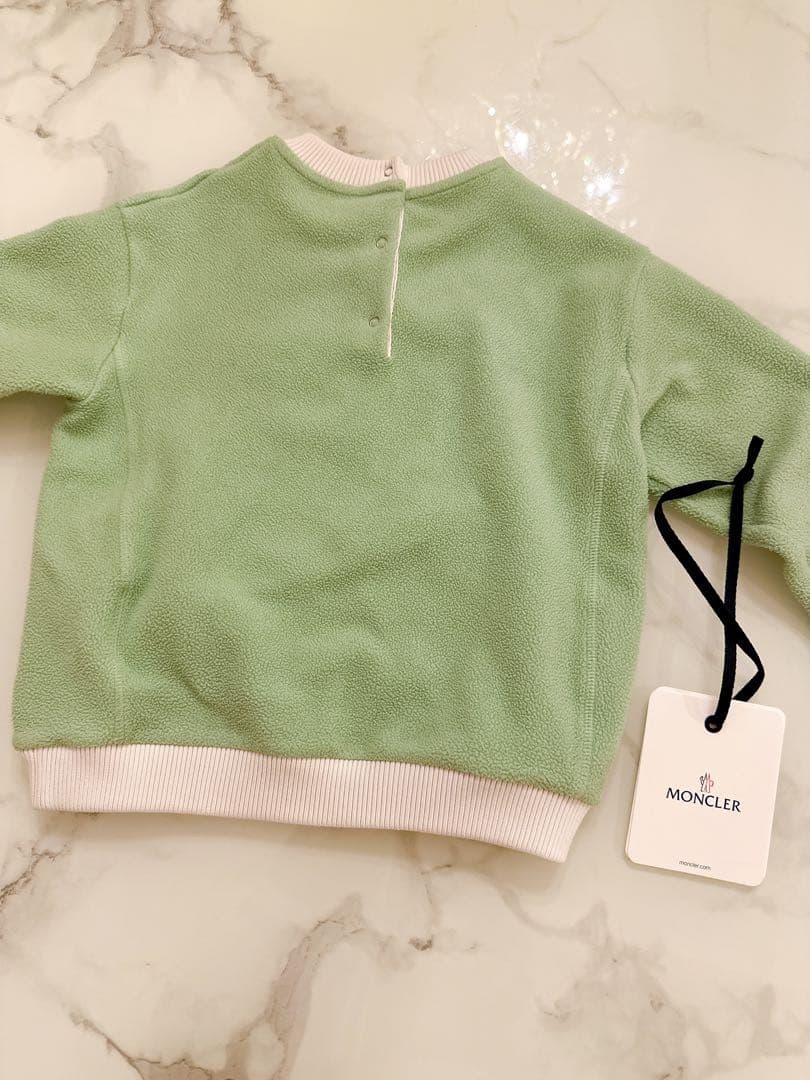 モンクレール　MONCLER ミントグリーン　トレーナー3A100cm タグ付き