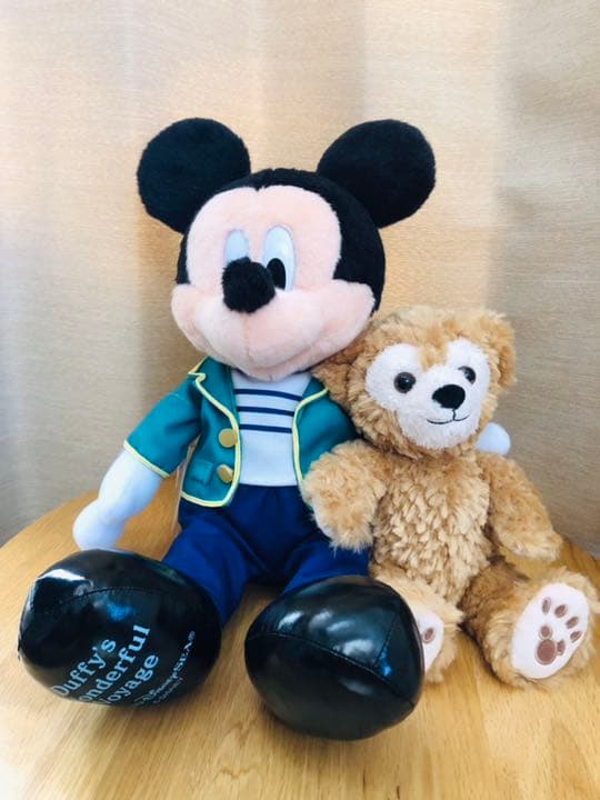 ワンダフルヴォヤッジ　ミッキー&ダッフィー　ぬいぐるみ タグ付き ワンダフル・ヴォヤッジ ダッフィー ミッキー ぬいぐるみ