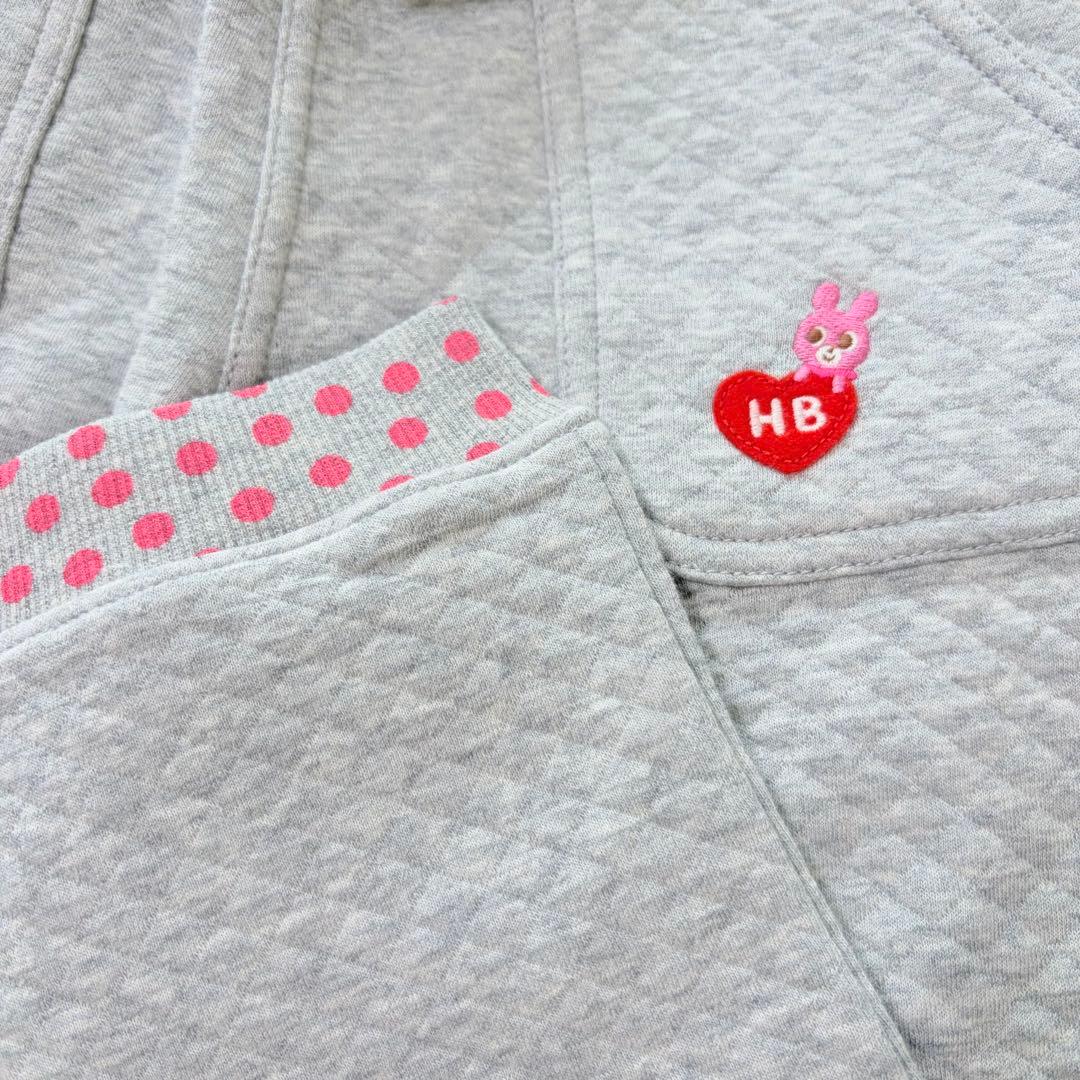 新品 120 ミキハウス ホットビスケッツ 女の子 セット トレーナー ズボン