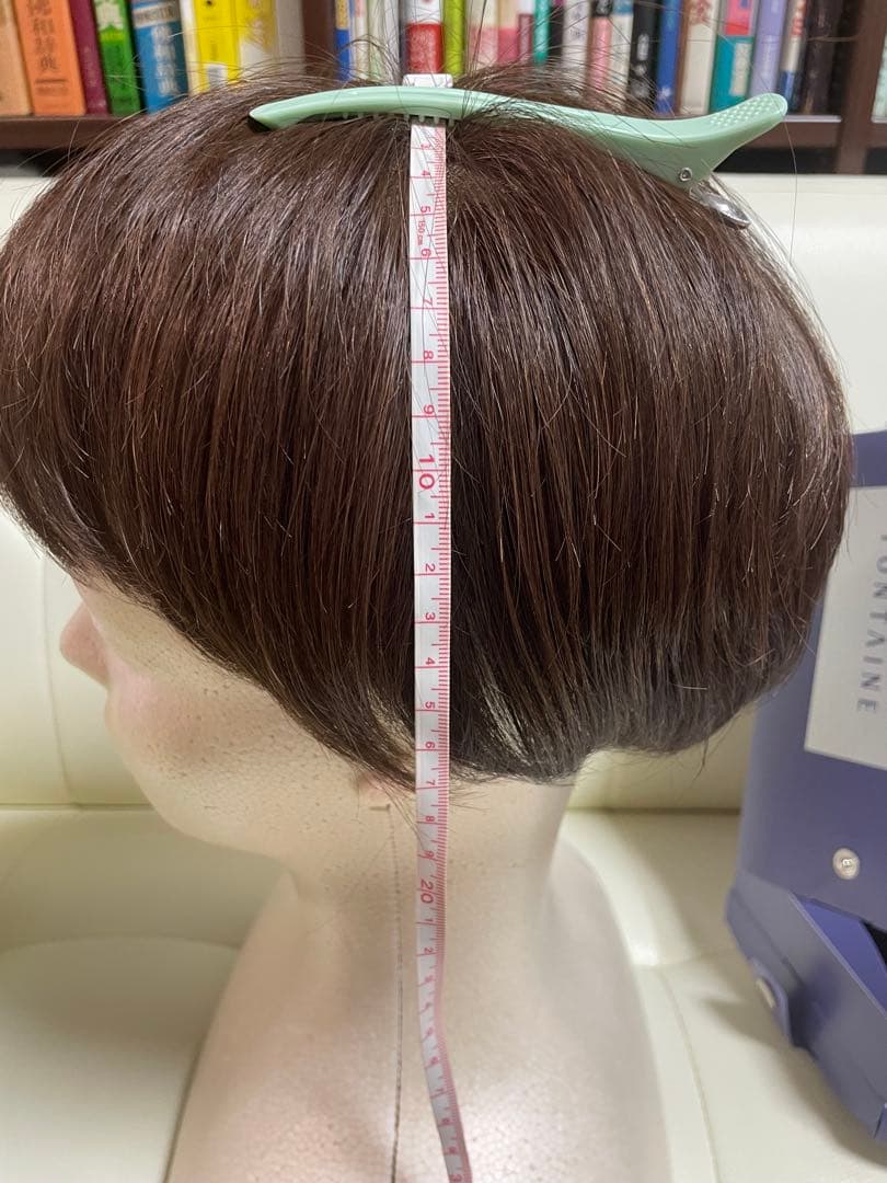 アデランス フォンテーヌ バランプレミアム 栗色 ハーフウィッグ 未使用に近い