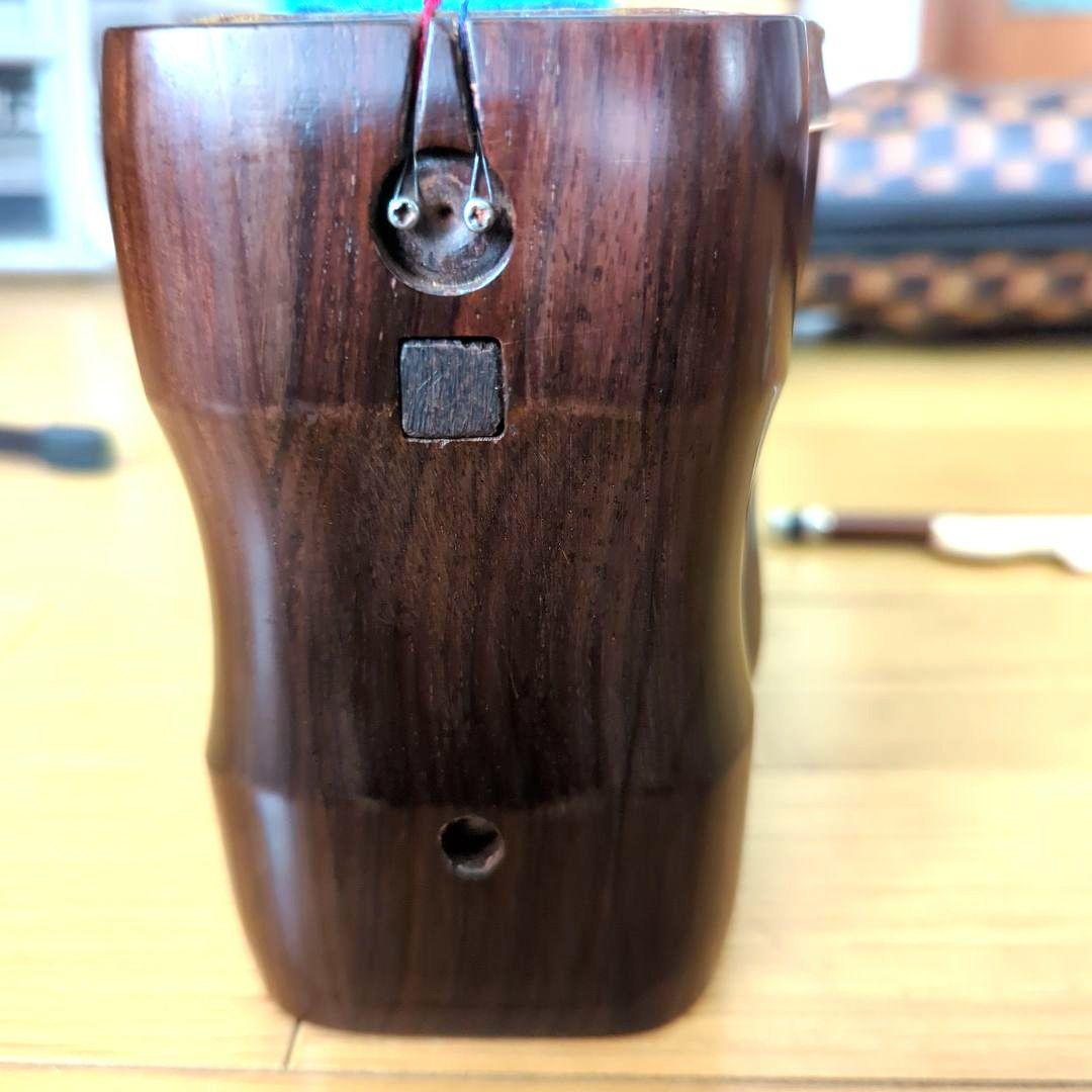 胡涵柔製作 明清老紅木 未使用 回紋頭二胡6