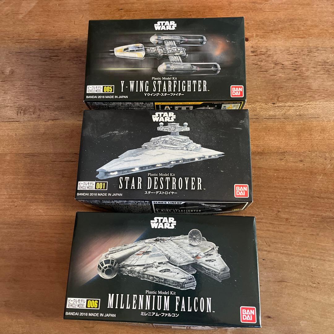 スター・ウォーズ プラモデル 3点セット スターウォーズ ビークル3点