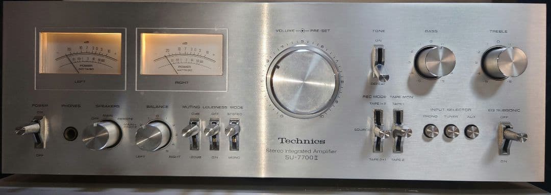 Technics SU-7700Ⅱ プリメインアンプ テクニクス 松下電器産業