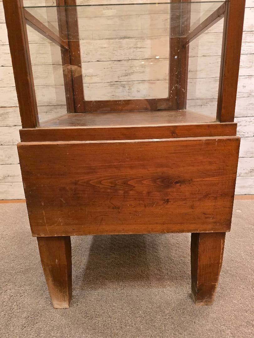 プ*い様 ガラスケース 昭和レトロ 古家具 パンケース 店舗什器 ショー