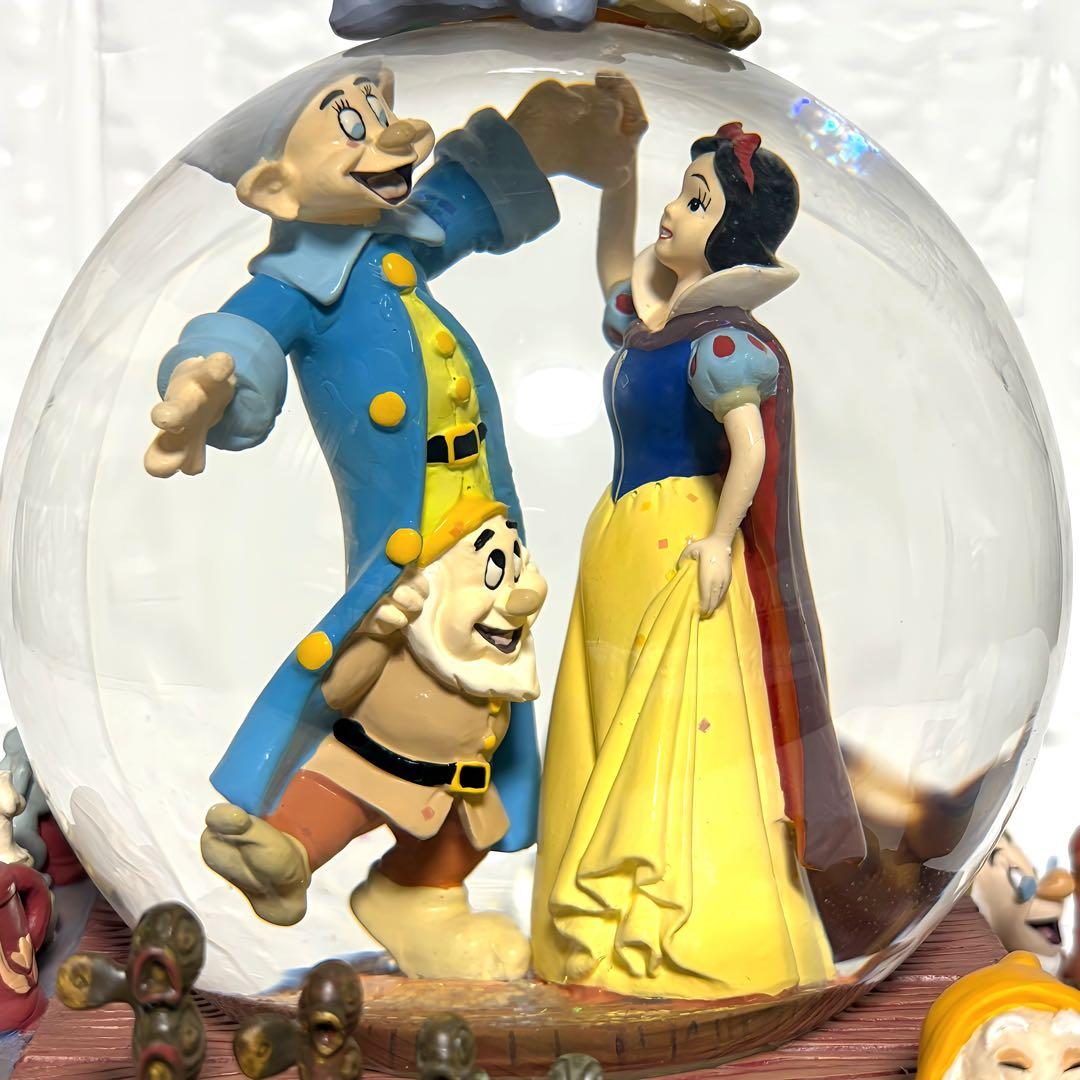 ディズニー　白雪姫　7人の小人　スノードーム　オブジェ