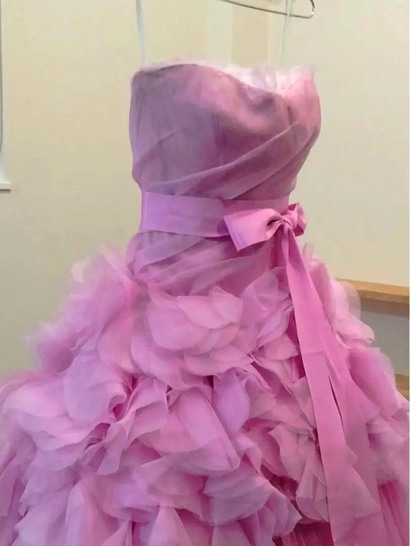 【値段更新】即発送 Vera Wang ピンクヘイリー ドレス 前撮り・挙式