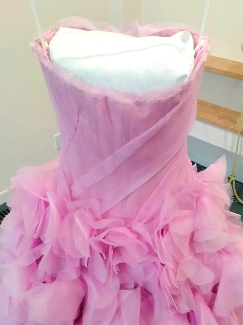 【値段更新】即発送 Vera Wang ピンクヘイリー ドレス 前撮り・挙式