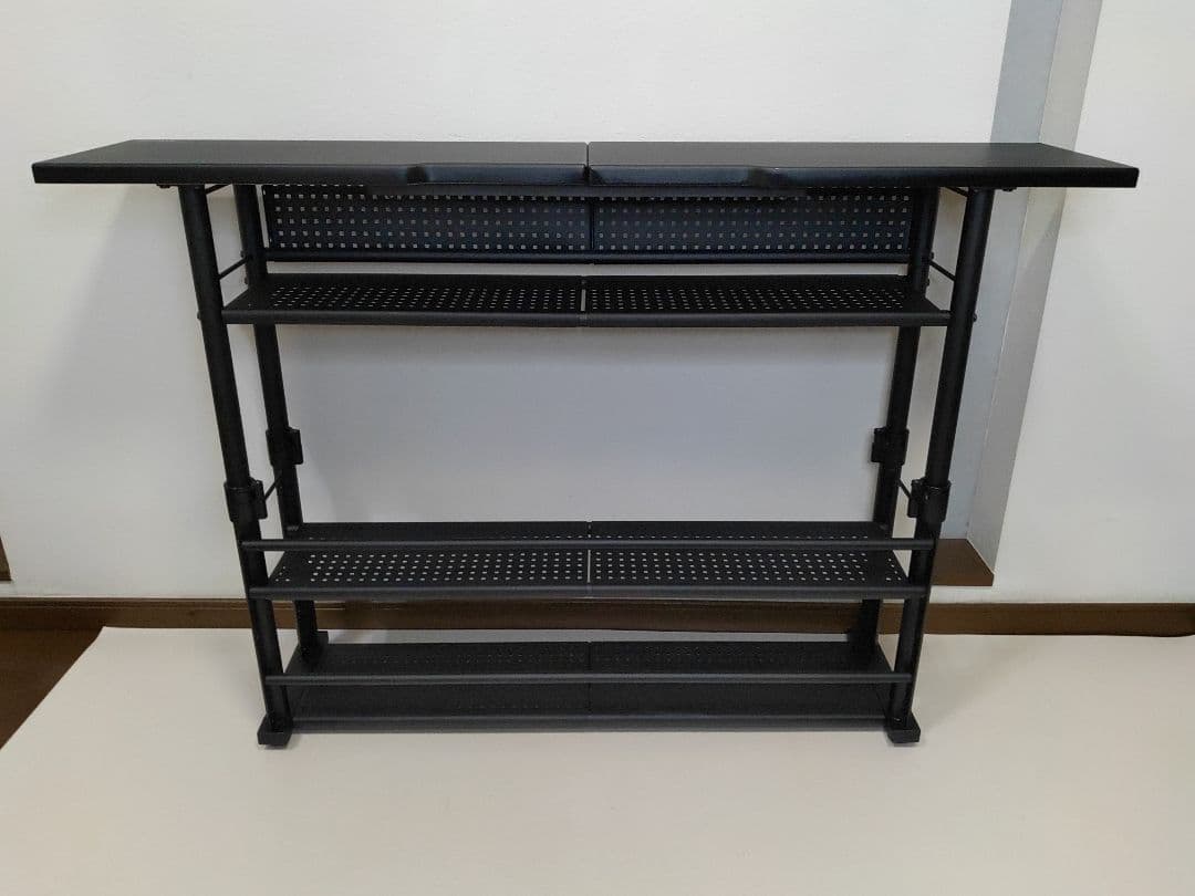 バウヒュッテ　Bauhutte　エクステンションデスク　BHC−1200H−BK