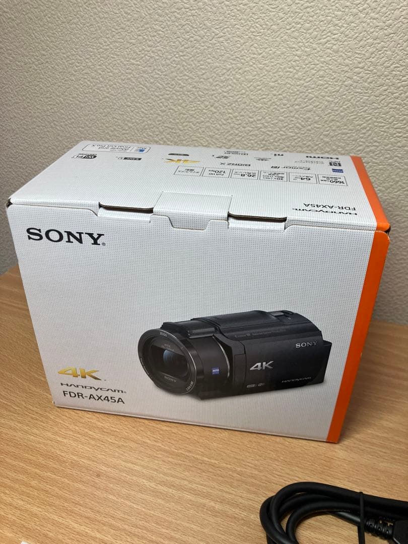 保証付美品・防湿庫保管・保護シール・大手量販店購入SONY FDR-AX45A