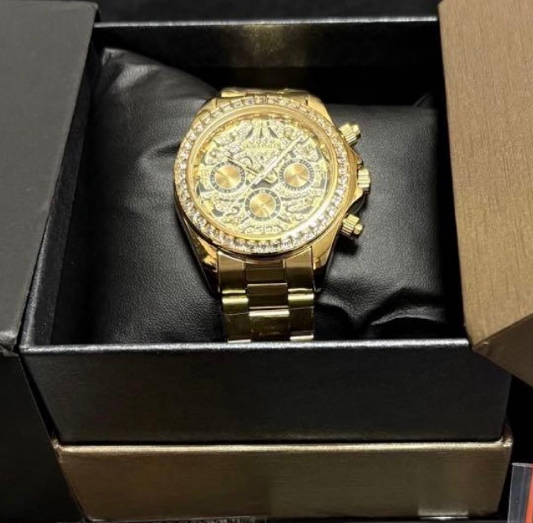 ラグジュアリー オマージュウォッチ レオパード 自動巻き ブリンブリン 腕時計