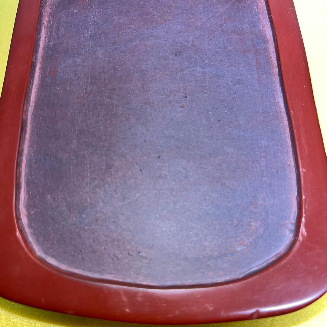 ⭕️希少 岩手県 紫雲硯 自然硯 佐藤幸雄 美品 35mm分厚い 海深い