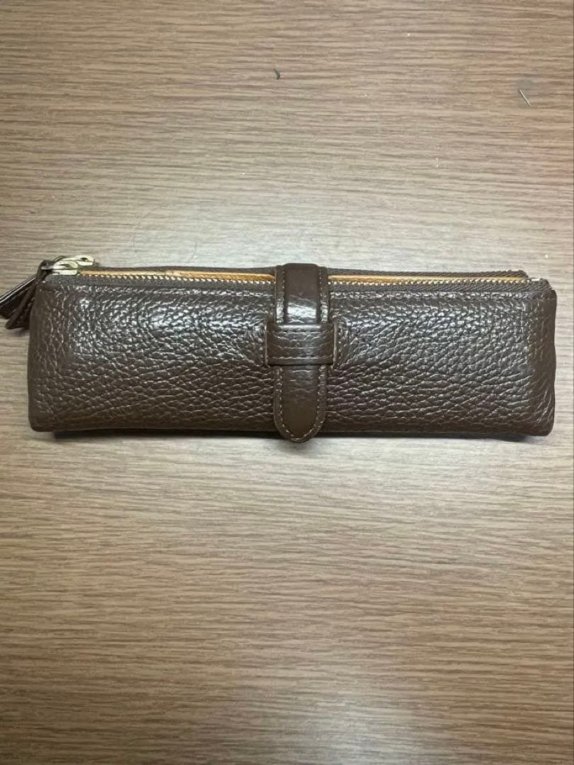 c company ルポペンケース ダークブラウン 筆箱 レザー - メルカリ