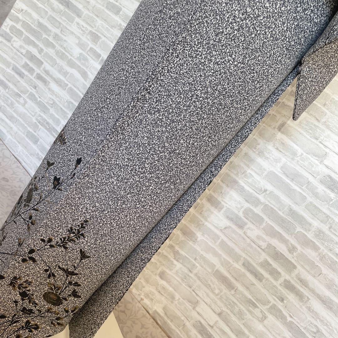 訪問着 フルセット 菊 萩 桔梗 叩き染 金彩加工 入学式 卒業式 七五三