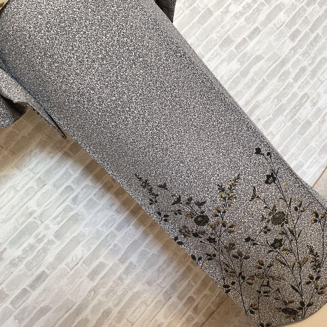 訪問着 フルセット 菊 萩 桔梗 叩き染 金彩加工 入学式 卒業式 七五三