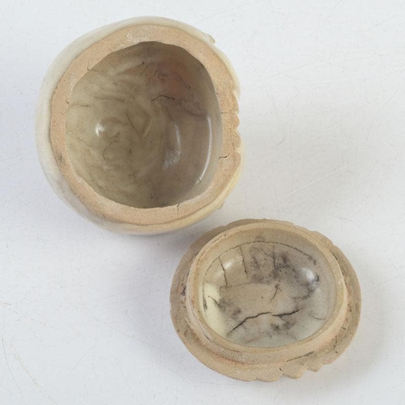 茶道具 宗栄造 於福 香合 共箱 V 9328