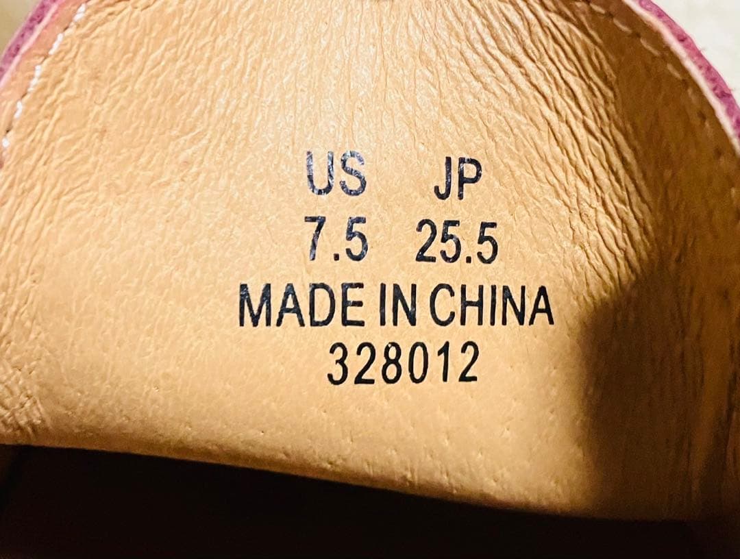 【美品】ユナイテッドアローズ　チロリアンシューズ　レザーシューズ　ワインレッド