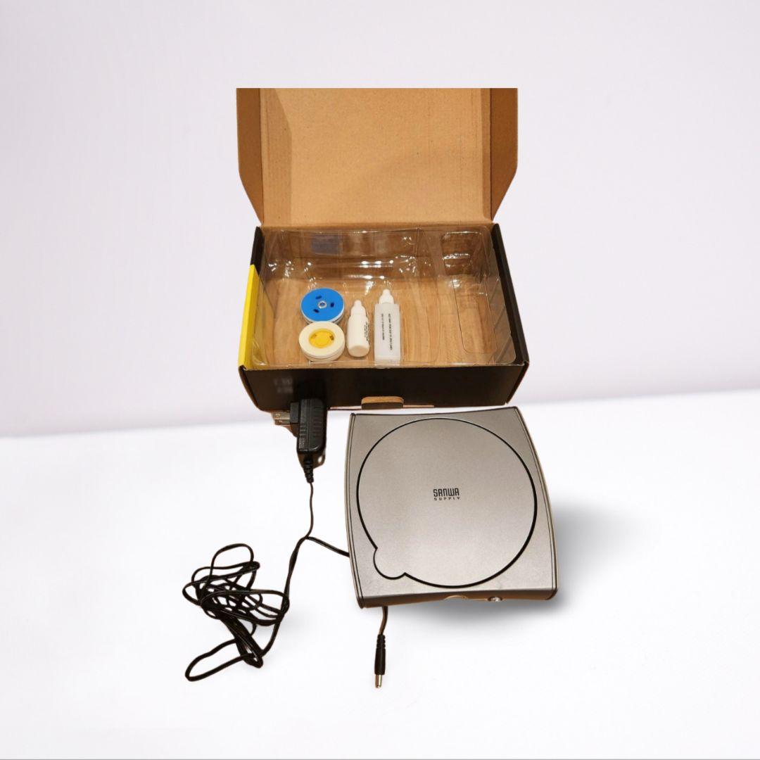 ジャンク】サンワサプライ ディスク自動修復機(研磨タイプ) CD-RE2AT