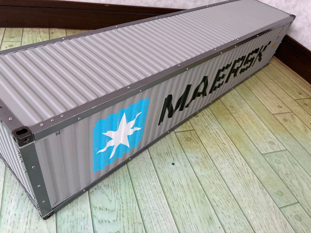 タミヤ1/14RC トレーラー用 40フィートコンテナ 3軸セミトレーラー