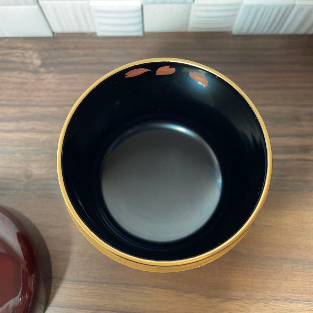 茶道】大棗 夜桜蒔絵 吉田華正